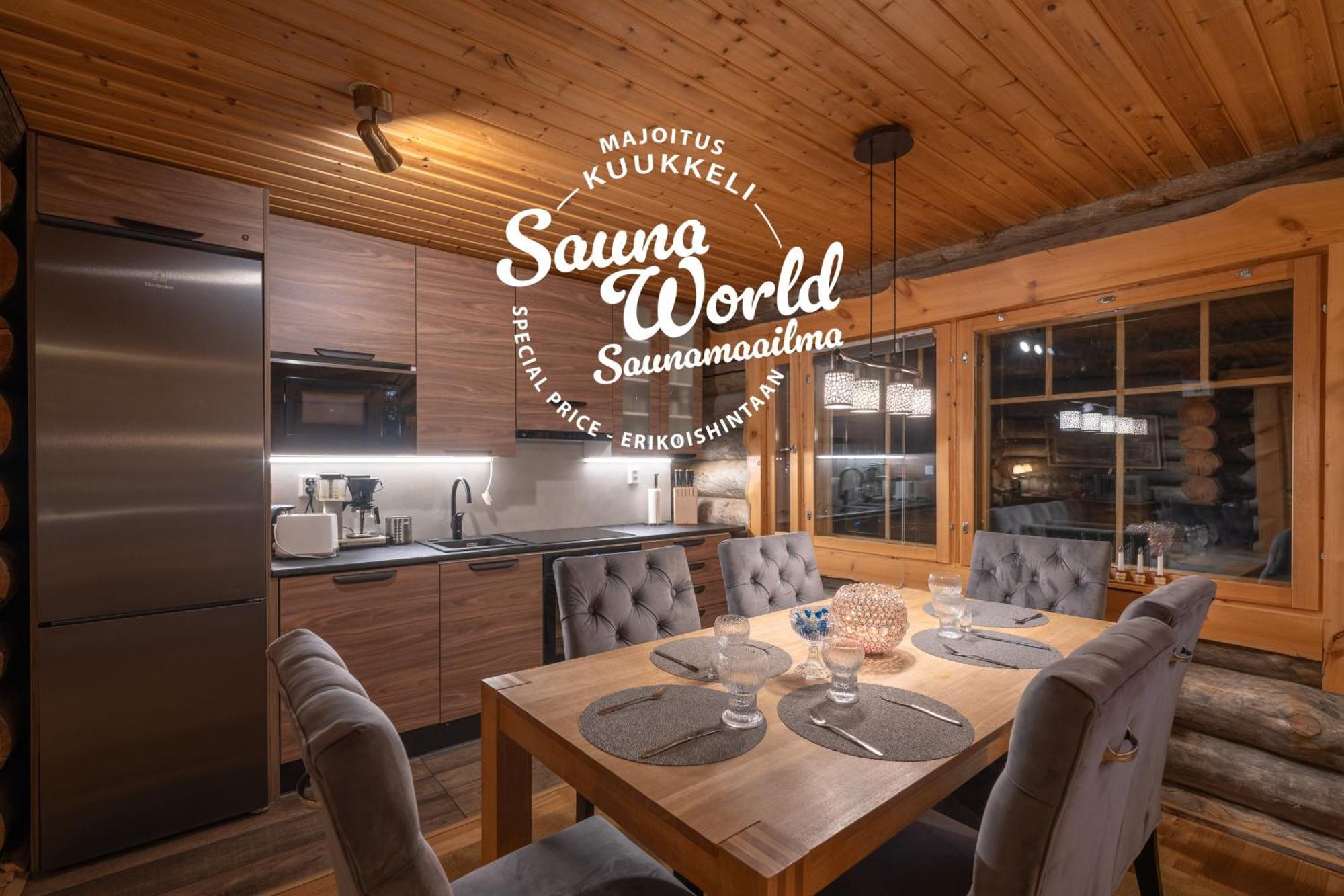 Kuukkeli Log Houses Villa Aurora "Pupula" 사리셀카 외부 사진