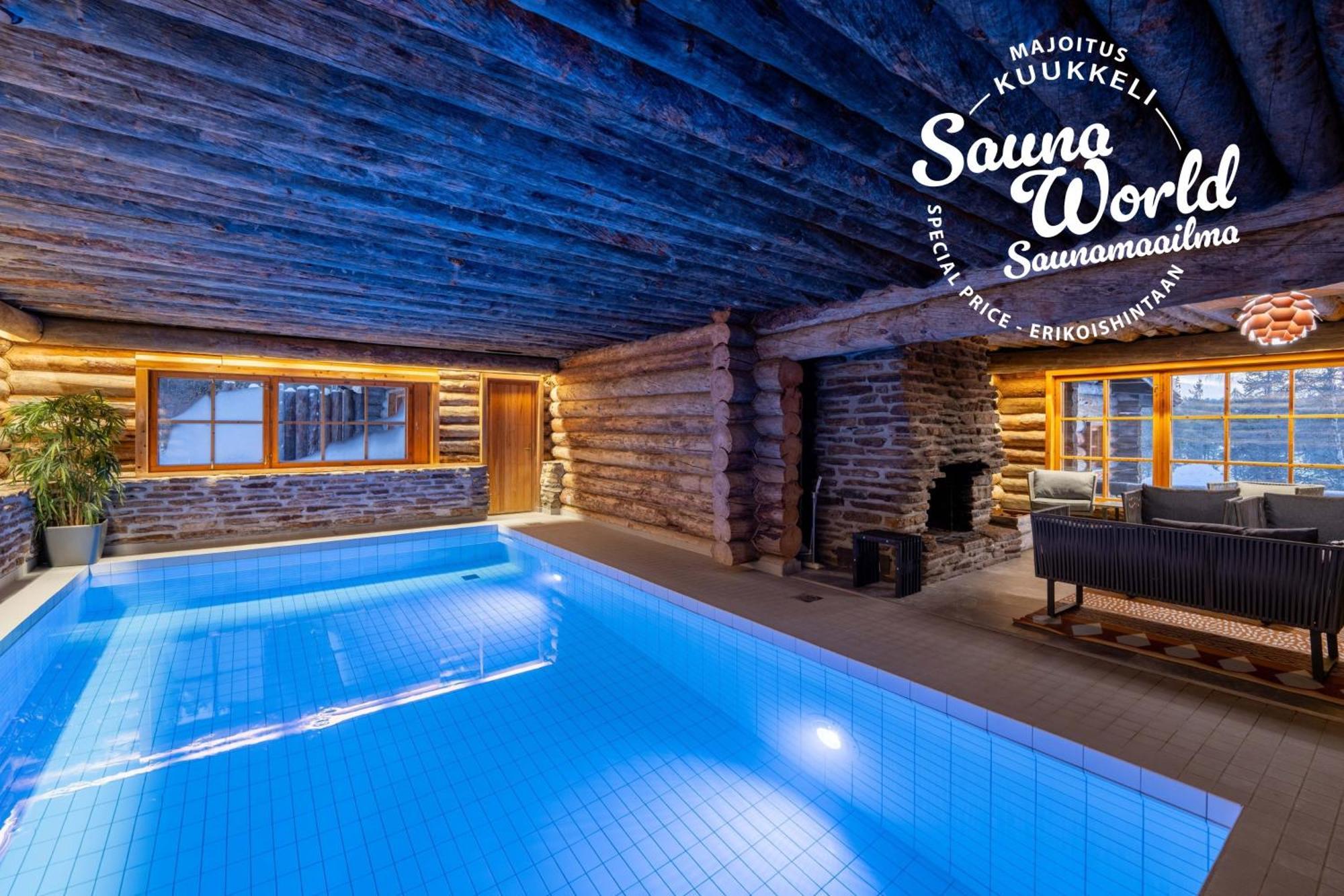 Kuukkeli Log Houses Villa Aurora "Pupula" 사리셀카 외부 사진