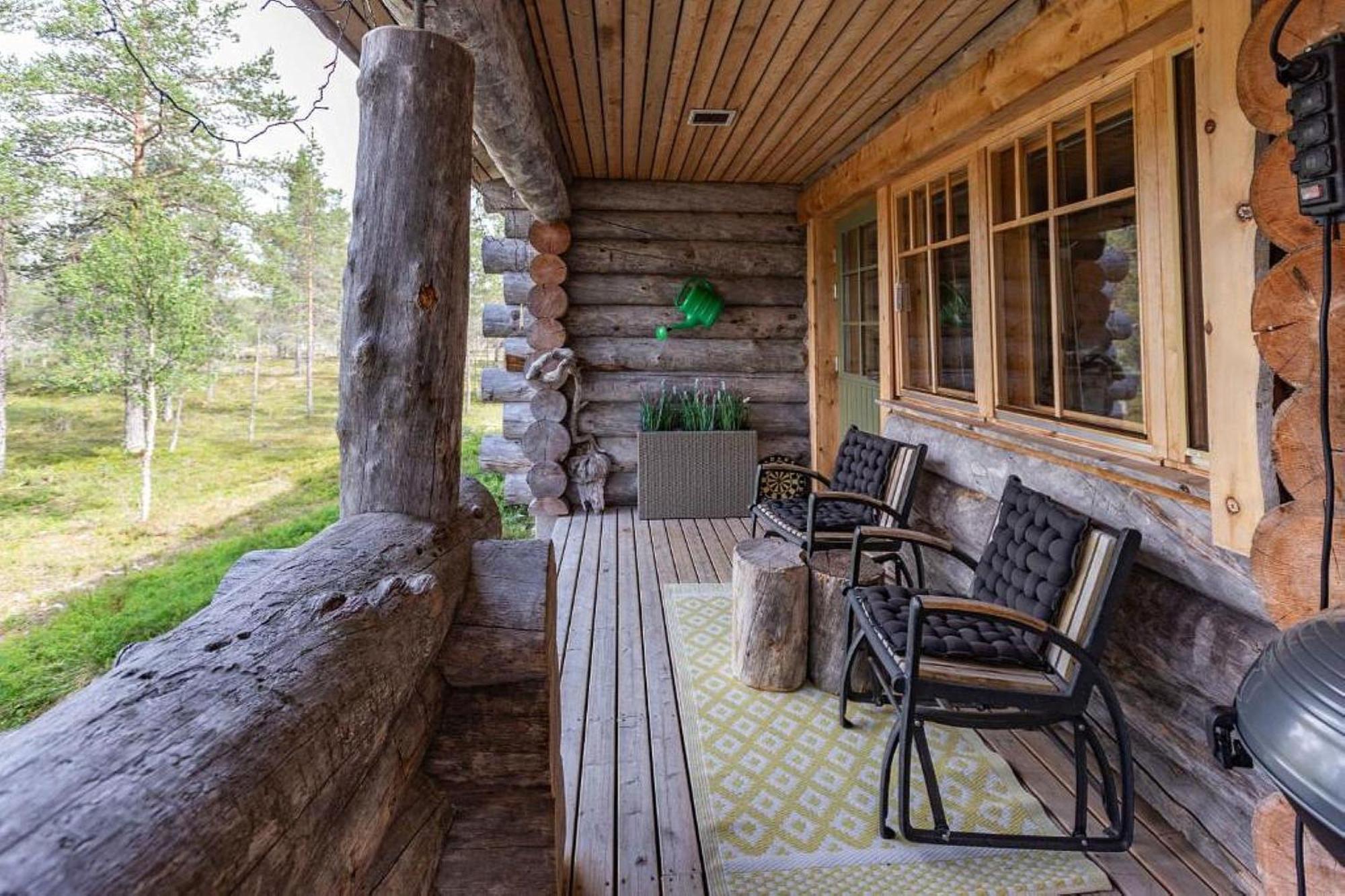 Kuukkeli Log Houses Villa Aurora "Pupula" 사리셀카 외부 사진