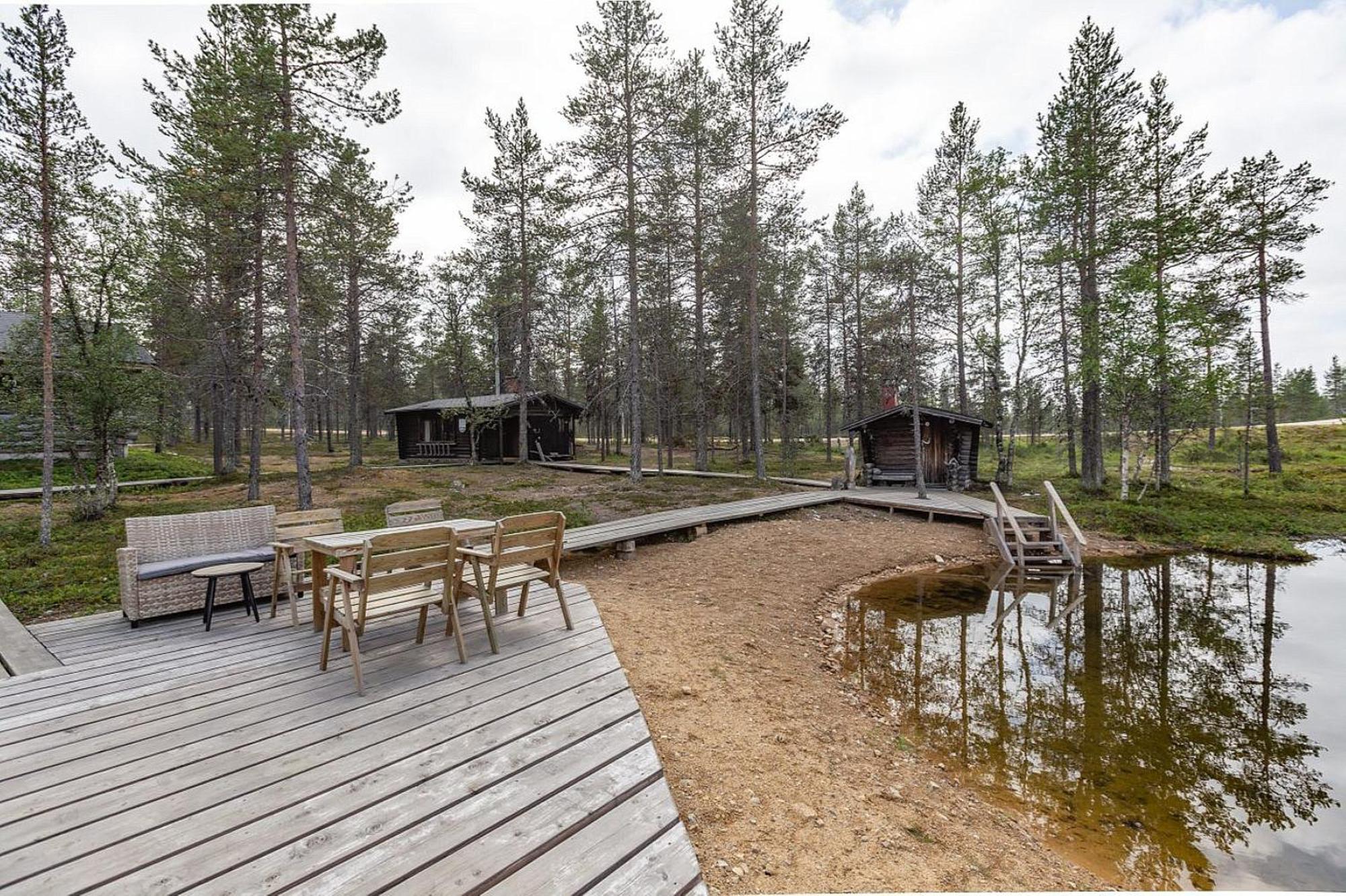 Kuukkeli Log Houses Villa Aurora "Pupula" 사리셀카 외부 사진