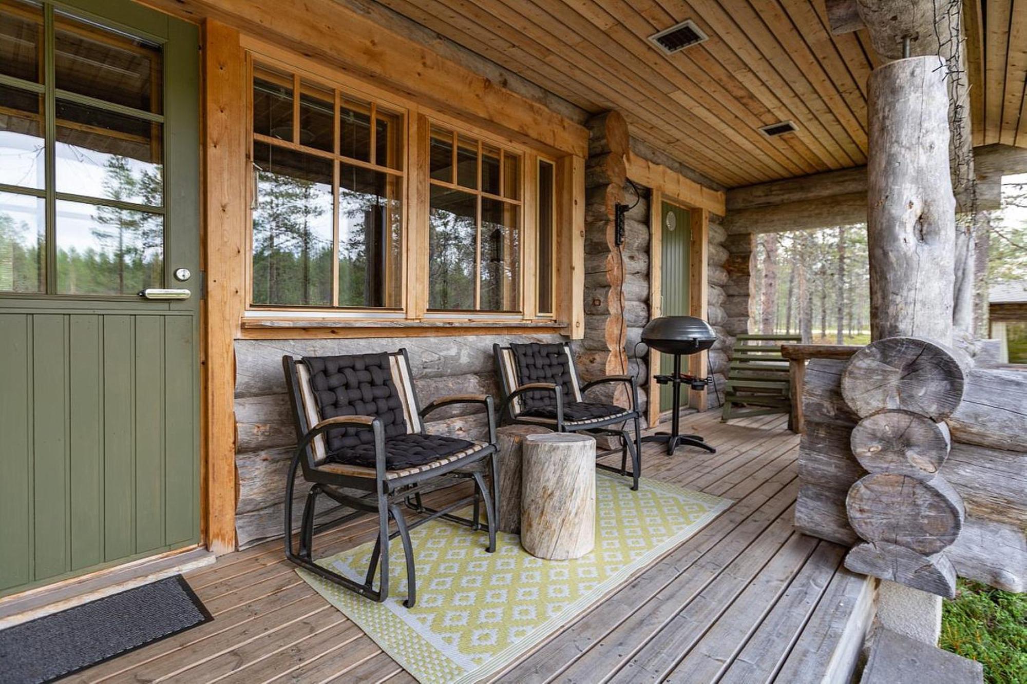 Kuukkeli Log Houses Villa Aurora "Pupula" 사리셀카 외부 사진
