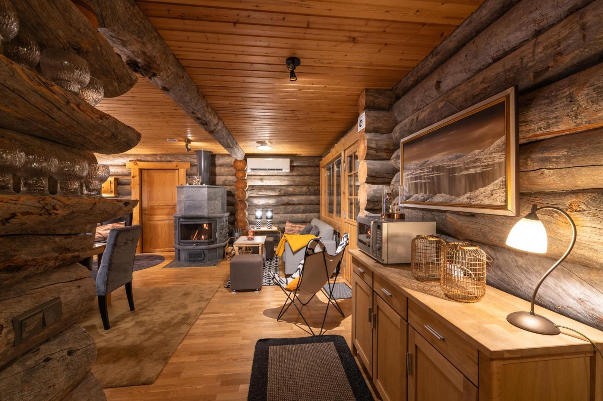 Kuukkeli Log Houses Villa Aurora "Pupula" 사리셀카 외부 사진